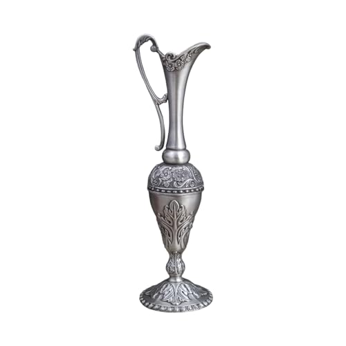 Moderne Metallvasen mit geprägtem Muster, Vintage-Blumenbehälter für Wohnzimmer, Schlafzimmer oder Arbeitsbereiche, europäische antike Metallvasen Moderne Metallvasen mit geprägtem Muster, Vintage-Blumenbehälter für Wohnzimmer, Schlafzimmer oder Arbeitsbereiche, europäische antike Metallvasen von Oxtxuzdm