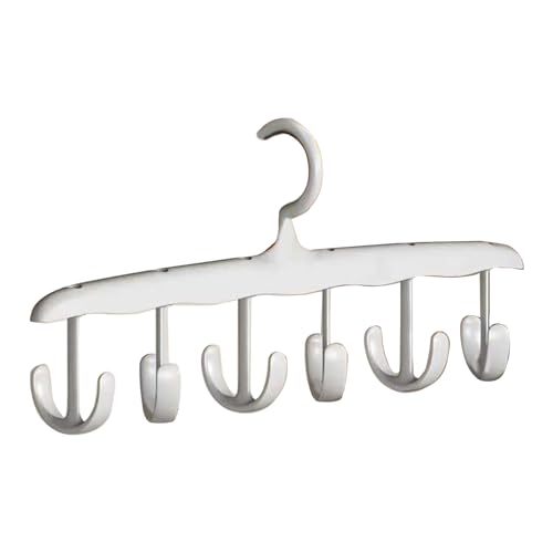 Oxtxuzdm Drehbarer Kleiderschrank-Organizer, gewellte Form, mehrere Hakenstrukturen für tragbare Aufbewahrungsbedürfnisse zu Hause, drehbarer Kleiderschrank-Organizer Oxtxuzdm Drehbarer Kleiderschrank-Organizer, gewellte Form, mehrere Hakenstrukturen für tragbare Aufbewahrungsbedürfnisse zu Hause, drehbarer Kleiderschrank-Organizer von Oxtxuzdm