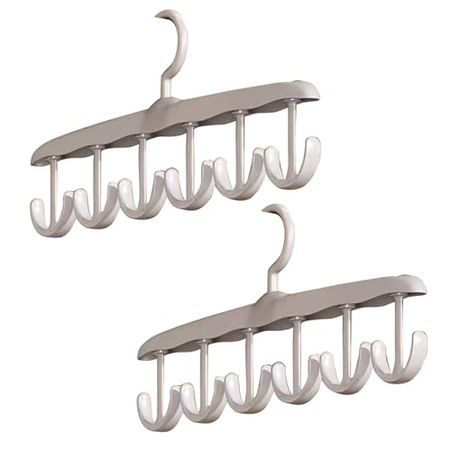 Oxtxuzdm Drehbarer Kleiderschrank-Organizer, gewellte Form, mehrere Hakenstrukturen für tragbare Aufbewahrungsbedürfnisse zu Hause, drehbarer Kleiderschrank-Organizer Oxtxuzdm Drehbarer Kleiderschrank-Organizer, gewellte Form, mehrere Hakenstrukturen für tragbare Aufbewahrungsbedürfnisse zu Hause, drehbarer Kleiderschrank-Organizer von Oxtxuzdm
