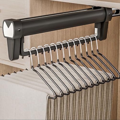 Oxtxuzdm Faltbare Aluminiumlegierungen Hanging Rails Für Kleiderschränke Tragbar Für Kleine Apartments Und Mietplaum Sparende Entwürfe Kleiderschränke Raum Optimierer von Oxtxuzdm