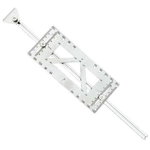 Oxtxuzdm Haltbarer Schrankgriff Lochausrichtungswerkzeug Schrankschablone für Möbelschubladen und Türzuginstallation Schranktürloch-Locator Oxtxuzdm Haltbarer Schrankgriff Lochausrichtungswerkzeug Schrankschablone für Möbelschubladen und Türzuginstallation Schranktürloch-Locator von Oxtxuzdm