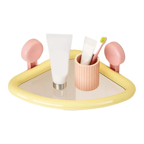 Oxtxuzdm Kleberfreisetzung Badezimmer Dreiecksgeschäfte Wandmontage Saugnapfe Design Praktische Wasserentwässerungssysteme Für Die Organisation Hygienischer Wandlagerungslösung von Oxtxuzdm