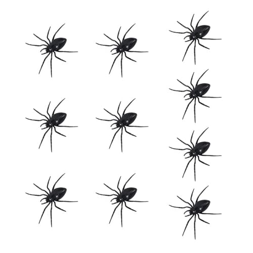 Oxtxuzdm Set mit 10 realistischen Spinnen, Halloween-Dekorationen, gruselige Requisiten, Halloween-Partyzubehör für drinnen und draußen, effiziente Spinnen Requisiten Oxtxuzdm Set mit 10 realistischen Spinnen, Halloween-Dekorationen, gruselige Requisiten, Halloween-Partyzubehör für drinnen und draußen, effiziente Spinnen Requisiten von Oxtxuzdm