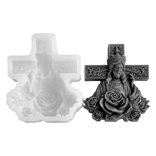 Religiöse Halloween-Formen aus Silikon, Epoxidharz, Gießformen für Gips, Silikon, Halloween, duftende Pflaster, Gießen Religiöse Halloween-Formen aus Silikon, Epoxidharz, Gießformen für Gips, Silikon, Halloween, duftende Pflaster, Gießen von Oxtxuzdm