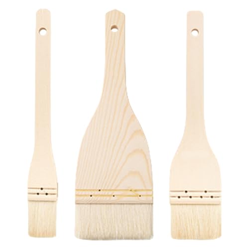Set Von 3 Mehrzweck Holzgriff Gebäckbürsten Bürsten Weiche Faserborsten Zum Backen Von Brotkuchen Und Grillen Freien Für Kuchen Und Grill Set Von 3 Mehrzweck Holzgriff Gebäckbürsten Bürsten Weiche Faserborsten Zum Backen Von Brotkuchen Und Grillen Freien Für Kuchen Und Grill von Oxtxuzdm