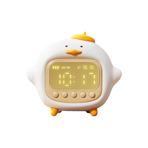 Wecker mit Entenmotiv für Kinder, mit Nachtlicht, digital, als Geschenk für Kinder, Entenwecker Wecker mit Entenmotiv für Kinder, mit Nachtlicht, digital, als Geschenk für Kinder, Entenwecker von Oxtxuzdm