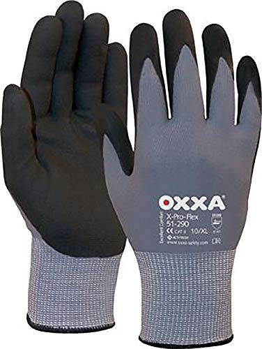 Oxxa 1 51 290 09 Handschuh"x-Pro-Flex Nft", schwarz, Größe 9 von Oxxa