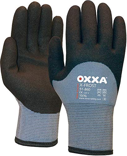 Oxxa 1 51 860 10 Handschuh"x-Frost", grau/schwarz, Größe 10 von Oxxa