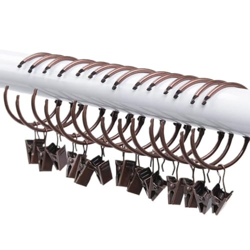 20 Stcs Öffner Duschvorhangringe Mit Clips Und Ösen Metall Für Paneele 1 5 Zoll Innendurchmesser Vorhang Mit Ringen Metall Wohnzimmer 20 Stcs Öffner Duschvorhangringe Mit Clips Und Ösen Metall Für Paneele 1 5 Zoll Innendurchmesser Vorhang Mit Ringen Metall Wohnzimmer von Oxxggkao