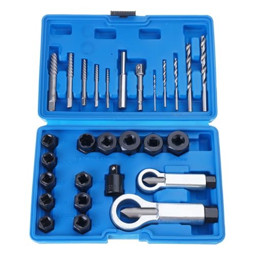 28 Stück Multifunktionales Schraubenmutterentferner-Set Mutternausdreher mit Aufbewahrungsbox Kombinationswerkzeug für manuelle Arbeit 28 Stück Multifunktionales Schraubenmutterentferner-Set Mutternausdreher mit Aufbewahrungsbox Kombinationswerkzeug für manuelle Arbeit von Oxxggkao