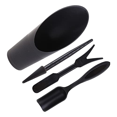 4pcs Gartenpflanzgefäß Kit Säen Schaufel Löffel Sukkulenten Pflanzwerkzeug Bonsai Dünger Bohrgerät Accessoires Succulents Pflanzwerkzeug von Oxxggkao