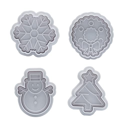 4pcs Weihnachtsstil Keksschneider Biskuit Form Zuckerguss 4pcs Weihnachtsstil Keksschneider Biskuit Form Zuckerguss von Oxxggkao