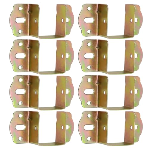 8 x Bettrahmenbefestigungen, Rahmen-Klemm-Design, um Stabilität zu erhalten und den Verschleiß der Matratze zu minimieren, Kinderbett 8 x Bettrahmenbefestigungen, Rahmen-Klemm-Design, um Stabilität zu erhalten und den Verschleiß der Matratze zu minimieren, Kinderbett von Oxxggkao