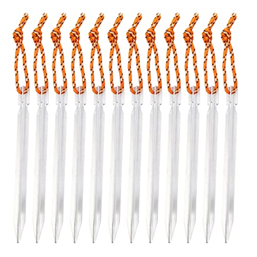 Aluminium Multifunktions Zelteinsätze Wesentliches Werkzeug Für Terrassen Und Gartenkonstruktionen Rucksackcamping Hervorragendes Design Zelt Stakes Heavy Duty Metal Metall von Oxxggkao