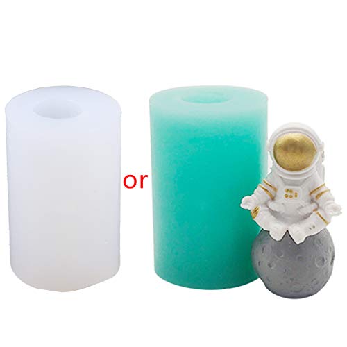 Astronaut Silikonform Tonseife Epoxidform Kuchen Schokolade Dessert Fondant Dekoration Werkzeuge Fairy Garden Feen Accessoires Harzornamente Figuren Angel Art Deco von Oxxggkao