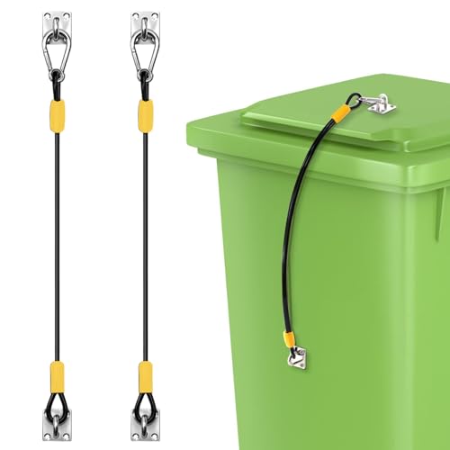 Einstellbare Mülleimer Deckelverriegelungsgurte Metallverschluss Systeme Allgemeiner Fit Müll Für Verbesserung Des Außenbehälters Freien Einstellbare Mülleimer Deckelverriegelungsgurte Metallverschluss Systeme Allgemeiner Fit Müll Für Verbesserung Des Außenbehälters Freien von Oxxggkao