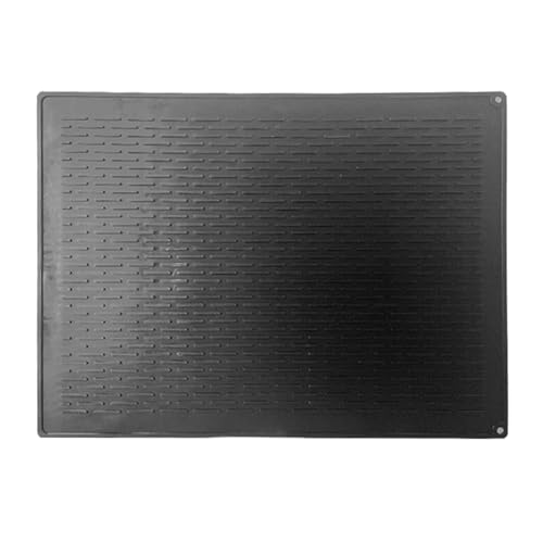 Flexible Silikon-Abtropfmatte, Küchenabtropfmatte, multifunktionales Abtropfgestell, Obst- und Gemüseabflusspad, Silikon-Abtropfmatte von Oxxggkao
