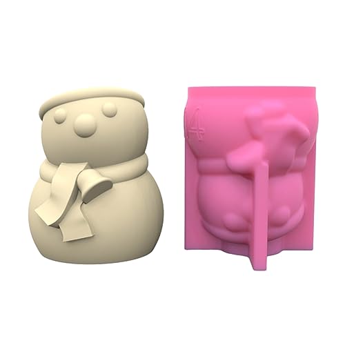 Geometrische Niedliche Schneemann Gips Silikonformen Aufbewahrungsbox Form Zum Herstellen Saftiger Pflanzentopf Blumenhalter Blütenharzform Silikon von Oxxggkao
