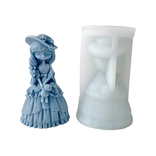 Girl Sape Duft Kerze Silikonform Harz Epoxid Gießen Handgefertigte Handwerkshandwerk Erwachsene Makingwerkzeug Dekoration Duft Kerze von Oxxggkao