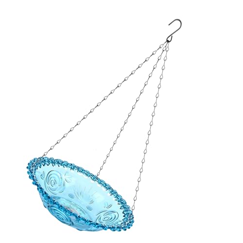 Hanging Vogelbadeserbieter Set Mit Ketten Freien Garten Dekors Wasserschale Garten Yard Werkzeug Outdoor Vogel Vogel von Oxxggkao