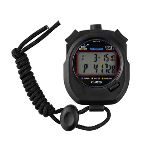 Hohe Genauigkeit Elektronische Stoppschuhe Double Row LCD Display 10 Runden Speicher Wasserbeständiges Handgelenksgurt Für Sporttraining Coaching Lap Time Recorder Hohe Genauigkeit Elektronische Stoppschuhe Double Row LCD Display 10 Runden Speicher Wasserbeständiges Handgelenksgurt Für Sporttraining Coaching Lap Time Recorder von Oxxggkao