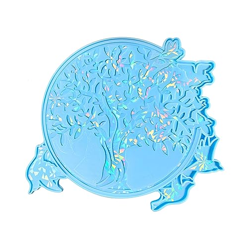 Holographischer Baum Wandaufkleber Silikonform Schmuckepoxidguss Schmuckstücke Werkzeug Herstellung Von Harz Bastelhaus Home Dekoration Licht Und Schattenschmuck Formen Für Epoxidharz von Oxxggkao