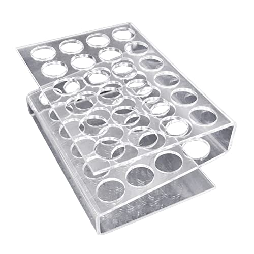 Kompakter Stifthalter Rack Mit 24 Rundem Loch Acryl Werkzeugkastenschraubendreher Speicher Organizer Handy Reparaturen Acryl Tool Für Mobiltelefone Reparatur IC Chips Komponenten/Teile/Elektronik von Oxxggkao