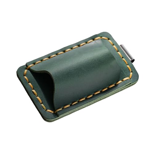 Lederstifthalter Mit Clip 1.7x2.8inch Single Slot Für Journals Notebook Planer Ordner Clipboard Notebook Hülle von Oxxggkao