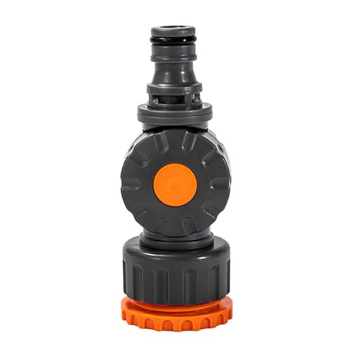 Mehrzweck-Auslauf-Adapter für den Garten, 6-Punkt-Gewinde, mit manuellen Absperrventilen, wetterbeständig, ABS-Konstruktion, ABS-Gartenschlauchverbinder Mehrzweck-Auslauf-Adapter für den Garten, 6-Punkt-Gewinde, mit manuellen Absperrventilen, wetterbeständig, ABS-Konstruktion, ABS-Gartenschlauchverbinder von Oxxggkao