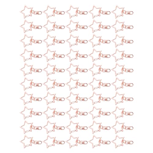 Mehrzweck-Karabinerhaken in Sternform mit Befestigungsringen für kreative Projekte, Schmuckherstellung, Schmuckherstellung Mehrzweck-Karabinerhaken in Sternform mit Befestigungsringen für kreative Projekte, Schmuckherstellung, Schmuckherstellung von Oxxggkao