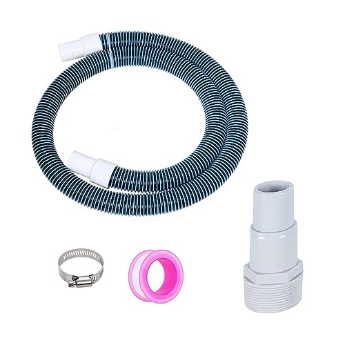 Oxxggkao 1 25/1 5 Zoll Pool Pool Rohr Accessoire Schlauchpumpe Austausch Mit Clips Outdoor Filterschlauch von Oxxggkao