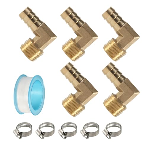 Oxxggkao 5pcs Messingschläuche Anpassung 3/8 "1/8" 1/2 "Gewinde wasserdichte Steckverbindungen Fugenkuppler Adapter Für Kraftstoffe/Wasser/Luft/Ölschläuche Barb Reduzierer Oxxggkao 5pcs Messingschläuche Anpassung 3/8 "1/8" 1/2 "Gewinde wasserdichte Steckverbindungen Fugenkuppler Adapter Für Kraftstoffe/Wasser/Luft/Ölschläuche Barb Reduzierer von Oxxggkao