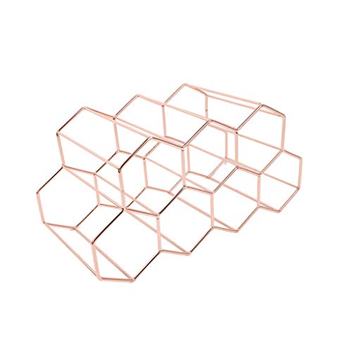 Oxxggkao 7 Flaschen Metall Wine Rack von Oxxggkao