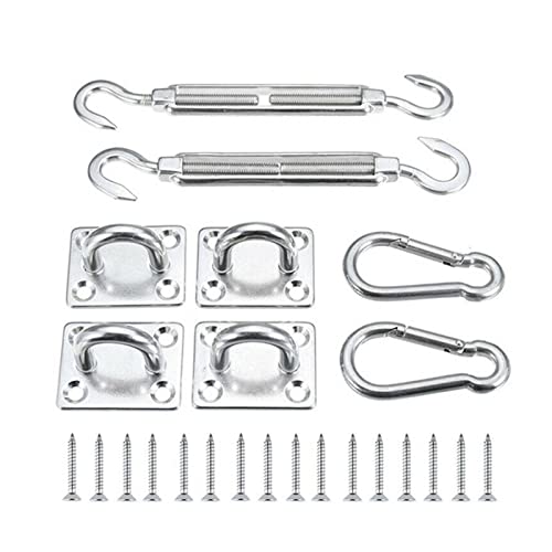 Oxxggkao Außenterrechte Rechteck Markise Befestigung Set Edelstahl Für Sonnenschatten Segel Baldachin Für Hochleistungshardware Hardware Kit von Oxxggkao