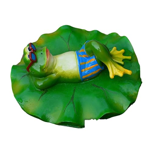 Oxxggkao Cartoon Schwimmende Blattfrösche Skulptur Freien Gartenteich Dekoration Bankette Hochzeitsdekorationen Die Wasser Für Kleine Fische Sprühen Oxxggkao Cartoon Schwimmende Blattfrösche Skulptur Freien Gartenteich Dekoration Bankette Hochzeitsdekorationen Die Wasser Für Kleine Fische Sprühen von Oxxggkao