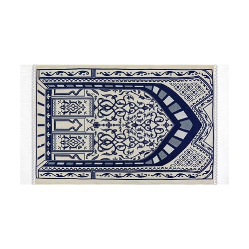 Oxxggkao Gebetsdecke für Muslime, 70 x 110 cm, tragbarer Teppich, weiche, dicke Teppiche, tolles Ramadan-Geschenk, Gebetsmatte, tragbare Teppiche von Oxxggkao