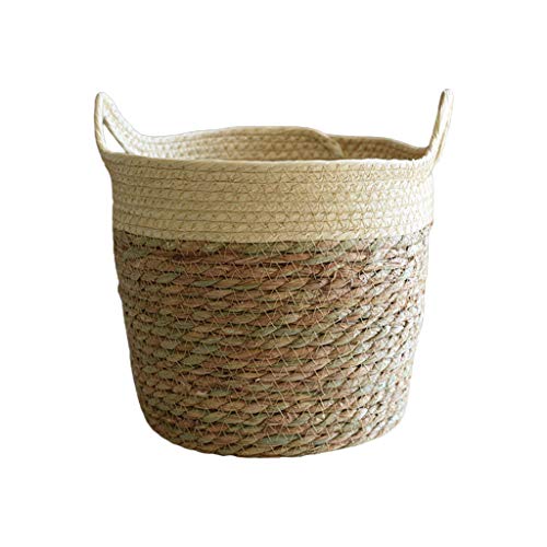 Oxxggkao Handgewebter Stroh Pflanzer Korb Innen Freien Freien Hanging Blumentopf Pflanzenbehälter Dekoration Kleidung Aufbewahrungsbox Mit Reißverschluss Oxxggkao Handgewebter Stroh Pflanzer Korb Innen Freien Freien Hanging Blumentopf Pflanzenbehälter Dekoration Kleidung Aufbewahrungsbox Mit Reißverschluss von Oxxggkao