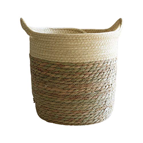 Oxxggkao Handgewebter Stroh Pflanzer Korb Innen Freien Freien Hanging Blumentopf Pflanzenbehälter Dekoration Kleidung Aufbewahrungsbox Mit Reißverschluss Oxxggkao Handgewebter Stroh Pflanzer Korb Innen Freien Freien Hanging Blumentopf Pflanzenbehälter Dekoration Kleidung Aufbewahrungsbox Mit Reißverschluss von Oxxggkao