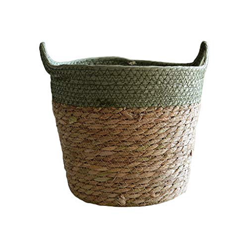 Oxxggkao Handgewebter Stroh Pflanzer Korb Innen Freien Freien Hanging Blumentopf Pflanzenbehälter Dekoration Kleidung Aufbewahrungsbox Mit Reißverschluss Oxxggkao Handgewebter Stroh Pflanzer Korb Innen Freien Freien Hanging Blumentopf Pflanzenbehälter Dekoration Kleidung Aufbewahrungsbox Mit Reißverschluss von Oxxggkao