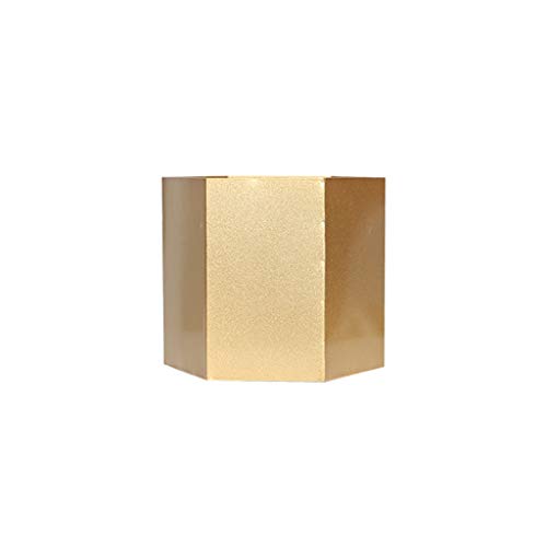 Oxxggkao Hexagonale Metall Sukkulente Topf Innen Freien Pflanze Vase Behälter Ornament Home Dekoration Große Blumentöpfe Stein von Oxxggkao