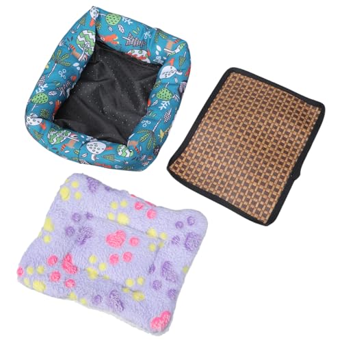 Oxxggkao Natürliche weiche Schlafmatte, weiches Kissen, Spielzeug für Kleintiere, Hamster, Kaninchen, Käfigkissen, kleine Haustiere von Oxxggkao