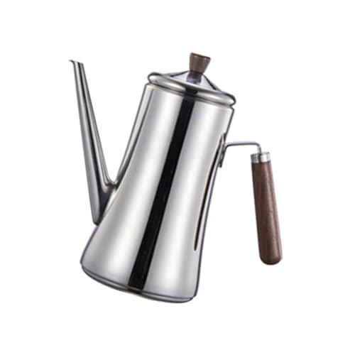 Oxxggkao Ölspender Mit Glattem Ausguss Und Hitzebeständigem Holzgriff Küche Korrosionsfeste Aufbewahrungsflasche Hitzebeständiger Spender von Oxxggkao