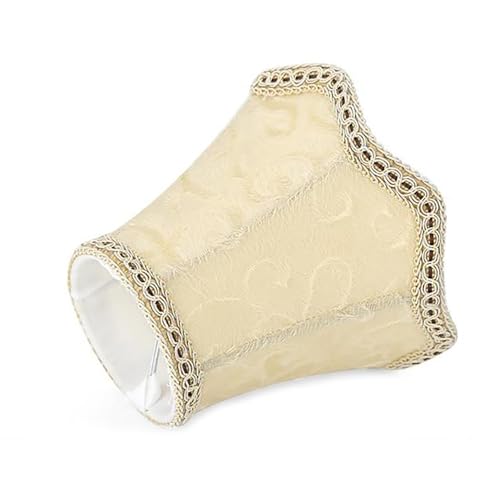Packung Von 3 Eleganten Clips Auf Lampenschirmen Lampenschale Beleuchtungsabdeckung Stoff Textur Geeignet Für Kronleuchter Und Wandleuchten Stoff Leichter Schatten von Oxxggkao