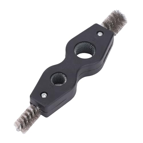 Reinigungswerkzeug Innerer Außengewinde Reiniger Debring Pinsel Messing Rohrreiniger 1/2in & 3/4in Draht Messing Doppelende Bürste von Oxxggkao