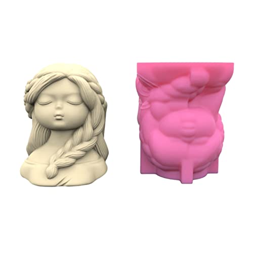 Sukkulente Blumentopf Silikonform Seitebetts Girl Stifthalter Aufbewahrungsbox Behälter Pflanzer Machen Handgefertigt Sukkulente Blumentopf Silikonform Seitebetts Girl Stifthalter Aufbewahrungsbox Behälter Pflanzer Machen Handgefertigt von Oxxggkao
