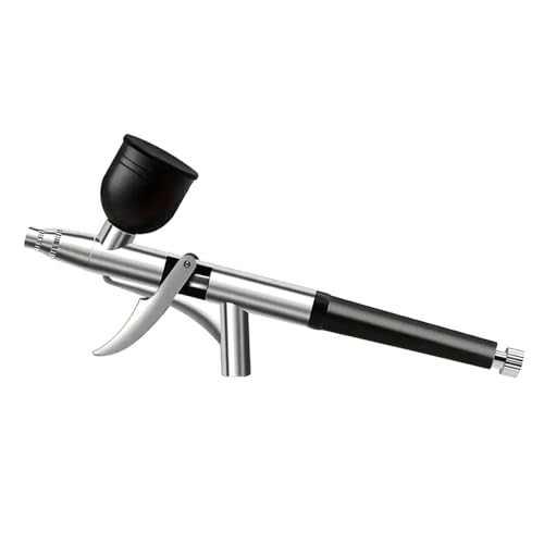 Tragbare Doppel Action Airbrushes Für Modellkuchen Nägel Automalerei Schönheit Inkjet Nägel Maniküre Kunst Handwerkskuchen Kunst Pneumatische Sprays Kanonen von Oxxggkao