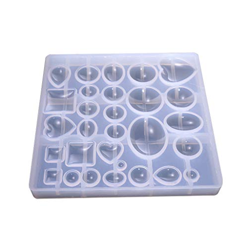 UV Epoxidhänner Harzform Handgefertigtes Schmuck Multi Shape Kunsthandwerk Making Silikonform Epoxidguss Schimmelpilze Harzform Aschenbecher Unkraut von Oxxggkao