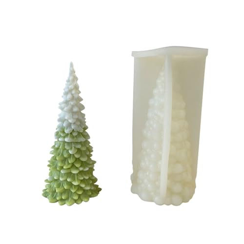 Weihnachtsbaum Silikon Kerze Form Handgefertigt Duft Duftwerkzeug Holiday Party Form Home Decorations Kreative Weihnachtsbaumkuchen Dekorative Ornament Making Werkzeug von Oxxggkao