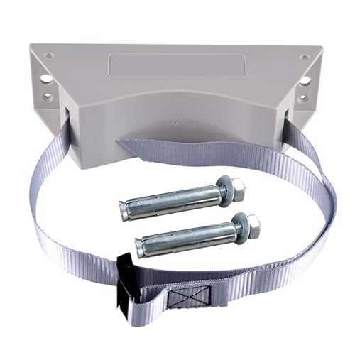 Zylinderhalter, Wandhalterung, Propan für Tankhalter mit Nylonband und Dehnschrauben, einfache Installation, Zylinderhalterungsklemme Zylinderhalter, Wandhalterung, Propan für Tankhalter mit Nylonband und Dehnschrauben, einfache Installation, Zylinderhalterungsklemme von Oxxggkao