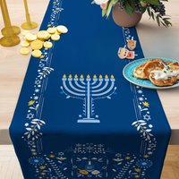 Chanukka Tischläufer, Dekorationen, Dekor, Geschenke Chanukka Tischläufer, Dekorationen, Dekor, Geschenke von OyJoy